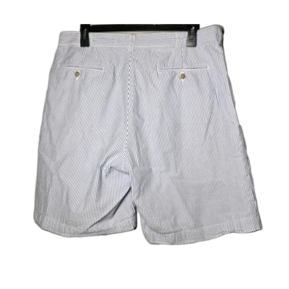 Polo‎ Ralph Lauren Tyler Vtg Shorts Men's Sz 36 Blue/White Seersucker Striped